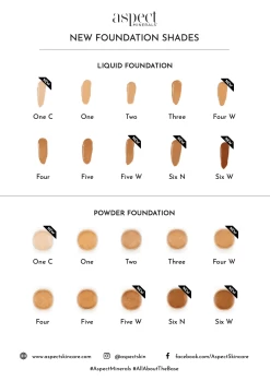 Aspect Minerals - Powder SPF 25 24 Aspect Minerals - Powder SPF 25 -Care Products Store AspectMineralsLoosePowdershades