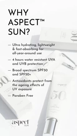 Aspect Sun Hydrating Face SPF 50+ -Care Products Store aspect sun envirostat face SPF 50 83ddf7d0 dbf3 46a0 b85d 582f897c4887